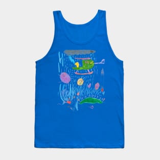 Bright Helicopters, Bad Weather - Homeschool Art Class 2021/22 Artist Collab T-Shirt Tank Top